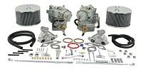 Dual 44mm Brosol / Solex Kadron Carburetor Kit with Electric Chokes for 2.0L Type 2's (72 and later)